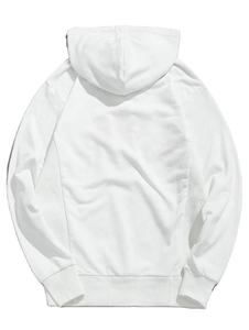 Custom 2023 3D Logo Street Wear Heavy Cotton Venta al por mayor Hombres OEM Diseño de gran tamaño para los hombres Letras Tela Chenille Sudadera con capucha - Product Image 2