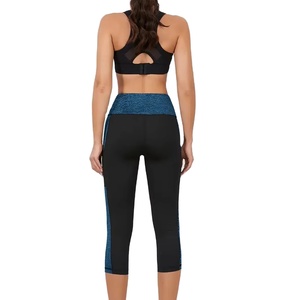 Leggings Capri Taille Haute pour Femmes – Tenue de Sport et de Course Unie et Tendance, Service Personnalisé OEM Disponible - Product Image 5