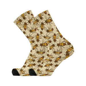 Chaussettes en coton personnalisées à impression numérique 3D Technique de divers modèles pour chaussettes décontractées hommes femmes vente en gros usine du Vietnam - Product Image 4