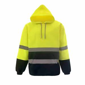 เสื้อมีฮู้ดแขนยาวสะท้อนแสงสำหรับงานก่อสร้างเสื้อนิรภัยกันความชื้น - Product Image 2