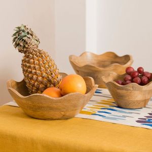 Tazón de Madera Moderno de Primera Calidad, Ecológico, Hecho a Mano, Utensilio de Cocina Duradero y Pulido, Tamaño Personalizado de Fábrica - Product Image 1