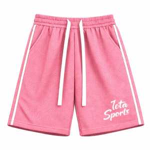 Shorts en maille marron foncé respirants et écologiques IOTA SPORTS, séchage rapide, double couche, taille élastique, unisexe, designs personnalisés OEM - Product Image 3