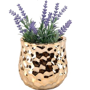 High Standard Quality Luxury Solid Metal Hammered Flower <b>Vase</b> Office Home Garden Accessories Living Room Decorative Flower Pot - Product Image 3