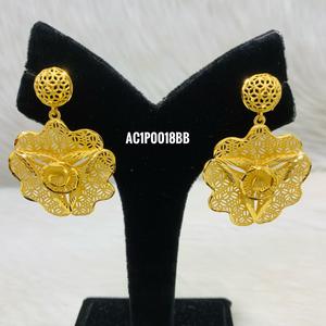 Moda chapado en oro colgante conjunto en línea Diseño joyería de moda un gramo en línea Diseño todo nuevo diseño - Product Image 3