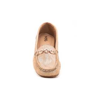 Mocasín beige zapatos gruesos - Product Image 1