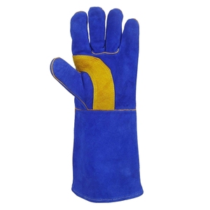 Guantes de Soldadura Resistentes al Calor, Guantes de Trabajo de Cuero Resistentes al Fuego, Guantes de Protección Industrial para Exteriores, OEM - Product Image 3