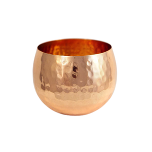 Copper Hammered Serving Sweets <b>Bowl</b> With Highest Quality Round Shape Food <b>Snacks</b> <b>Bowl</b> For Kitchenware Use - Product Image 4