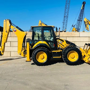 Mini cargadora frontal Cat 444 de alto rendimiento con componentes del núcleo del motor 1 año de garantía - Product Image 1