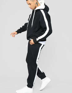 Chándal de 2 Paneles con Diseño Personalizado, Pantalón de Hombre de Algodón de Alta Calidad con Panel Lateral - Product Image 2