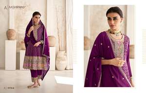 Costume Salwar Kameez entièrement cousu en usine directe pour les occasions spéciales telles tenues de fête et de mariage - Product Image 3