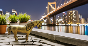 Esculturas creativas de latón con animales salvajes y caballos, vajilla, pieza de exhibición para decoración del hogar y Vaastu coleccionable para escritorio y sala de estar - Product Image 4