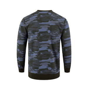 Sweat à col rond 100% coton pour hommes 350 Gsm à manches longues Design imprimé solide Mode Style décontracté Hiver ODM Fourniture - Product Image 2