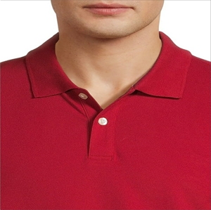Polos blancos personalizados para hombre, manga corta, cuello liso, algodón y tela PK, opción de diseño personalizable - Product Image 4