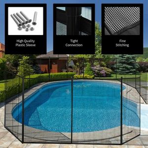 4 Foot X 12 Foot Outdoor Safety Swimming <b>Pool</b> Fence In-Ground Design Made in China - Product Image 3