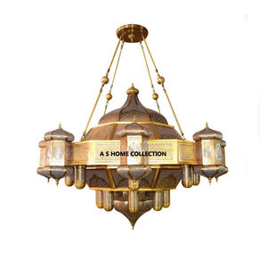 Lámparas de Araña de Latón de Diseño Real Dorado Clásico de Lujo para Dormitorio o Sala de Estar de Gran Tamaño - Product Image 6