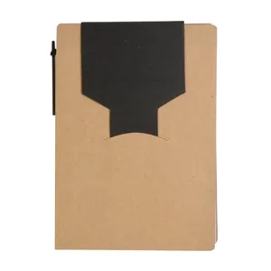 Set Regalo Aziendale Ecologico: Blocco Note in Carta Riciclata con Penna - Product Image 3