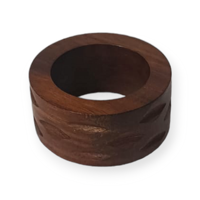 Chic manguier bois rond de serviette fabriqué à la main classique décor à la maison meilleur prix vaisselle Logo personnalisé bois artisanat boîtes en bois signes muraux