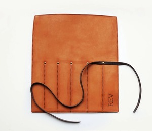 Professional Grade All-Purpose Chef Knife Bag LKR-0054 100% Rustic Genuine Leather <b>Roll</b> for <b>Tool</b> Usage OEM Customizable - Product Image 5