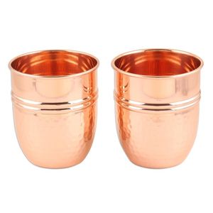 Élégant gobelet en cuivre avec forme artisanale et utilité de bien-être parfait pour les amateurs de vie naturelle - Product Image 3