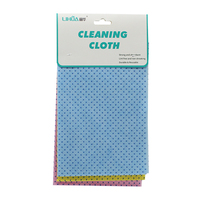 Tissu non tissé en viscose et polyester écologique, antidérapant, à pois carrés, robuste, pour usage en cuisine, taille personnalisable, aiguille
