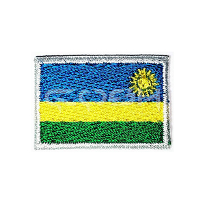 Insigne d'île de patch de drapeau de Saint Vincent brodé personnalisé pour vêtements - Product Image 2