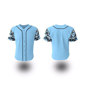 Camisetas de Béisbol y Sóftbol Personalizadas para Hombre y Mujer, Ropa Deportiva de Alta Calidad con Patrón en Blanco - Product Image 5