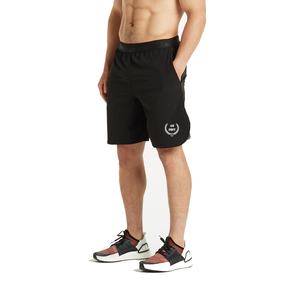 Pantalones cortos de gimnasio de secado rápido transpirables con logotipo personalizado ecológico de alta calidad para hombre, venta al por mayor, cintura alta, cordón, calle principal sólida - Product Image 2