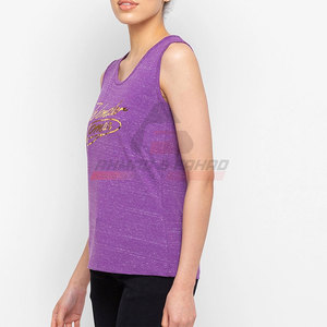 Camiseta sin mangas de uso de verano para mujer, camiseta sin mangas transpirable para mujer, camiseta sin mangas de gimnasio para mujer - Product Image 2