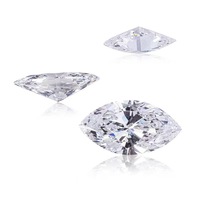 Diamant de laboratoire certifié IGI, taille marquise, 0,5 ct, 1 ct, 1,5 ct, 2 ct, 3 ct, diamant synthétique CVD
