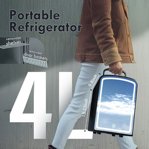 <span class=keywords><strong>Nevera</strong></span> <span class=keywords><strong>pequeña</strong></span> inteligente de 4L, <span class=keywords><strong>nevera</strong></span> compacta de escritorio, belleza, iluminación Led de alta definición, espejo de maquillaje, <span class=keywords><strong>nevera</strong></span> <span class=keywords><strong>para</strong></span> el cuidado de la piel - Product Image 2