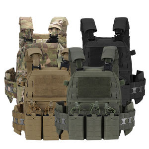 เสื้อกั๊กยุทธวิธีแบบโมดูลาร์สำหรับการล่าสัตว์กลางแจ้ง 500D พร้อมระบบปลดเร็วแบบ PC พร้อมระบบ Molle อเนกประสงค์ กันน้ำ - Product Image 2