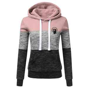 UNIQUE <b>GYM</b> WEAR High Quality Custom Logo Polyester/Cotton Fleece Long Sleeve Pullover White Women's <b>Hoodie</b> for <b>Gym</b> Casual Wear - Product Image 1