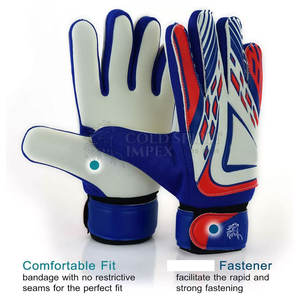 Gants de gardien de but de football en cuir de haute qualité grande taille nouveau stock avec caractéristiques de sécurité en gros - Product Image 4