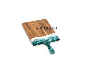 Vente en gros de planche à découper pour légumes et fromage de couleur verte et brune dernière planche de décoration de créateur pour planche à découper de cuisine - Product Image 2