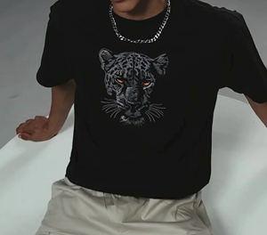 T-shirt brodé personnalisé pour hommes en coton de qualité supérieure Streetwear à la mode T-shirt décontracté à manches courtes avec broderie de logo - Product Image 6