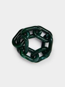 แหวนรองผ้าเช็ดปากสไตล์นางฟ้าทำจากเรซิ่น งานฝีมือประดับลายดอกไม้เคลือบเงา ลวดลายวนสำหรับตกแต่งโต๊ะอาหาร - Product Image 5