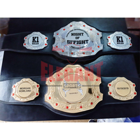 Ceinture de championnat de boxe personnalisée avec logo personnalisé Arts martiaux de boxe de haute qualité ceintures de titre MMA par sport élégant