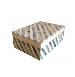 Caja de cubierta de tejido única Soporte de tejido con incrustaciones de hueso Servilleta hecha a mano Superventas Menos precio Caja de pañuelos - Product Image 4