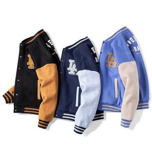 แจ็กเก็ตเบสบอลสไตล์สตรีทพอดีตัวสำหรับผู้ชายเสื้อสเวตเตอร์คาร์ดิแกนเสื้อแจ็กเก็ตตัวบางสำหรับฤดูหนาวฤดูใบไม้ร่วง - Product Image 3