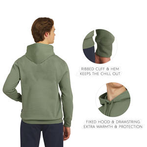 Sweat-shirts pour hommes personnalisés en Gsm, impression de logo en relief, sweat-shirt surdimensionné, qualité supérieure, pull-over 100% coton, sweat-shirts pour hommes vierges - Product Image 3