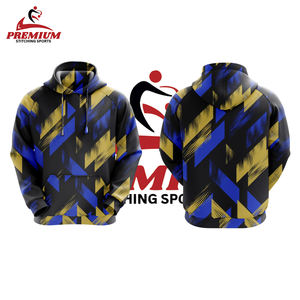 Sudadera con capucha de impresión por sublimación personalizada de estilo de tendencia de nueva llegada Precio barato 100% algodón Mangas completas Cremallera Sudadera con capucha teñida lisa - Product Image 6