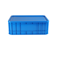 Caisse de rangement en plastique recyclé de haute qualité avec poignée B1, prise en main confortable, pour emballage alimentaire, électronique grand public, personnalisable
