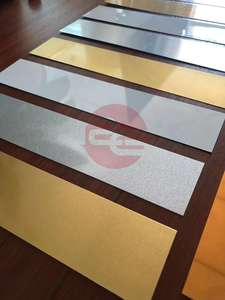 لوحة صور صبغ فارغة قابلة للطباعة ، لوحة نقل حراري من الألومنيوم الذهبي ، شريحة 3 A4 ، ألواح معدنية مخصصة ، طبقة PE - Product Image 2