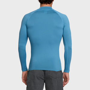 Chemise de compression à manches longues athlétique coupe ajustée vêtements de sport chemise de compression pour hommes respirant chemise de compression à manches longues - Product Image 4
