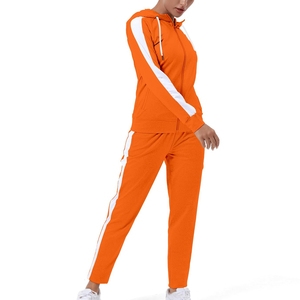 Diseñe su propio chándal de manga larga para mujer en MOQ bajo Último diseño Ropa para correr Chándales con cremallera para mujer - Product Image 3