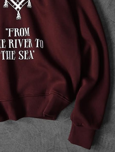 Geed Printed <b>Hip</b> Hop Pullover Hoodie 100% Cotton Heavyweight Knitted Breathable Eco-Friendly Pocket Quick Dry Regular Fit Men's - Product Image 4