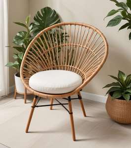 Muebles de caña y ratán de la mejor calidad, silla de ratán decorativa para sala de estar, disponible a precio competitivo - Product Image 4