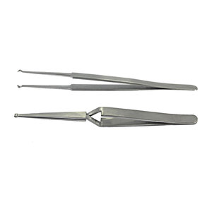 Hand Finish 3d Straight Head Tweezers <b>Soldering</b> <b>Iron</b> Tweezers Mobile Phone Mainboard Motherboard Repair Tweezers - Product Image 3