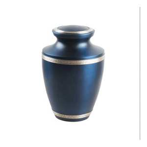 Urna de cremación para cenizas de adultos Bellamente Impresionante Textura simple Nuevo diseño Color bronce Venta al por mayor Urnas de metal para entierro funerario - Product Image 2