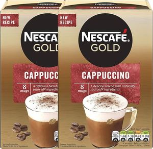 <b>Nescafe</b> Gold <b>Cappuccino</b> <b>Unsweetened</b> Taste 8pcs Box 113.6gm - Product Image 4